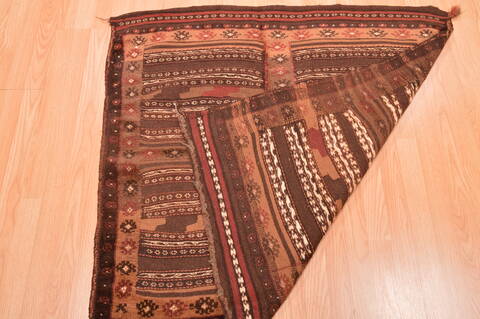 Kilim Brown Square Hand Knotted 311 X 311  Area Rug 100-76505 Image 1