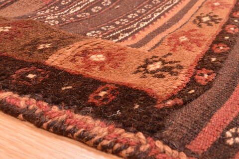 Kilim Brown Square Hand Knotted 311 X 311  Area Rug 100-76505 Image 5