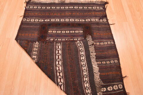 Kilim Brown Flat Woven 36 X 48  Area Rug 100-76506 Image 1