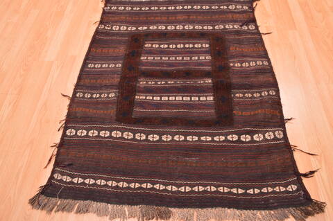 Kilim Brown Flat Woven 36 X 48  Area Rug 100-76506 Image 2