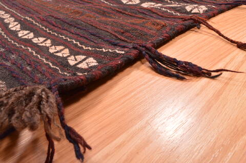 Kilim Brown Flat Woven 36 X 48  Area Rug 100-76506 Image 6