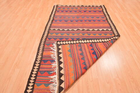 Kilim Beige Hand Knotted 47 X 84  Area Rug 100-76507 Image 1