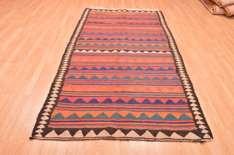 Kilim Beige Hand Knotted 47 X 84  Area Rug 100-76507 Image 2