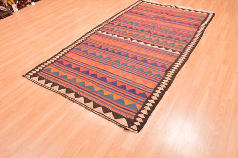 Kilim Beige Hand Knotted 47 X 84  Area Rug 100-76507 Image 3
