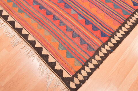 Kilim Beige Hand Knotted 47 X 84  Area Rug 100-76507 Image 6