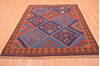 Kilim Brown Hand Knotted 66 X 79  Area Rug 100-76510 Thumb 1