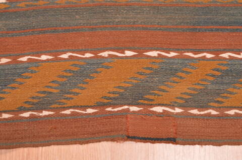 Kilim Green Flat Woven 57 X 111  Area Rug 100-76511 Image 8