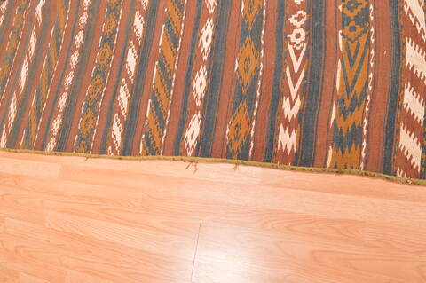 Kilim Green Flat Woven 57 X 111  Area Rug 100-76511 Image 9
