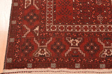 Khan Mohammadi Brown Hand Knotted 49 X 75  Area Rug 100-76513 Image 10