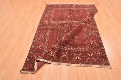 Khan Mohammadi Brown Hand Knotted 49 X 75  Area Rug 100-76513 Image 14