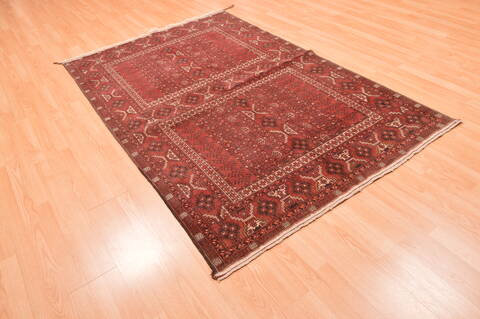 Khan Mohammadi Brown Hand Knotted 49 X 75  Area Rug 100-76513 Image 4
