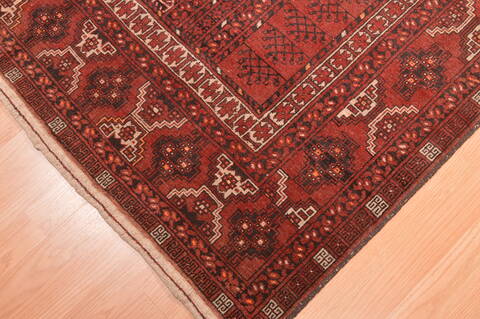 Khan Mohammadi Brown Hand Knotted 49 X 75  Area Rug 100-76513 Image 6