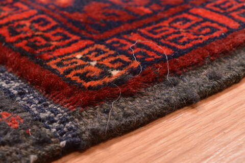 Khan Mohammadi Red Hand Knotted 56 X 810  Area Rug 100-76514 Image 10