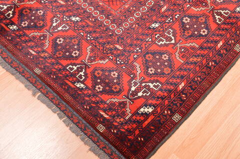 Khan Mohammadi Red Hand Knotted 56 X 810  Area Rug 100-76514 Image 6