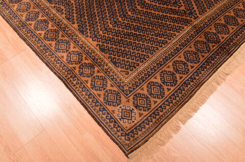 Khan Mohammadi Brown Hand Knotted 69 X 911  Area Rug 100-76515 Image 10