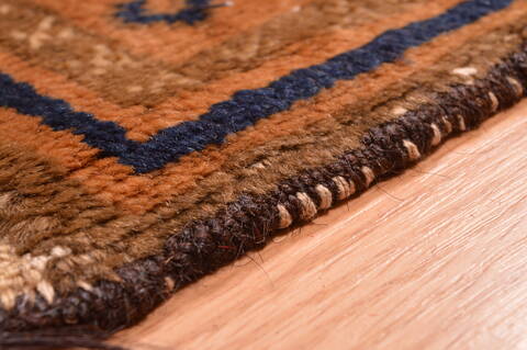 Khan Mohammadi Brown Hand Knotted 69 X 911  Area Rug 100-76515 Image 11