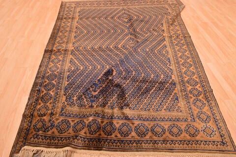 Khan Mohammadi Brown Hand Knotted 69 X 911  Area Rug 100-76515 Image 13