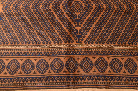 Khan Mohammadi Brown Hand Knotted 69 X 911  Area Rug 100-76515 Image 14