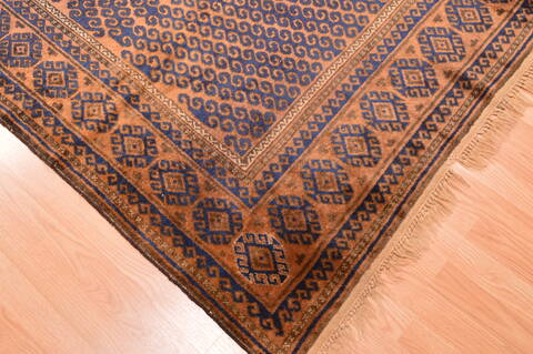 Khan Mohammadi Brown Hand Knotted 69 X 911  Area Rug 100-76515 Image 8