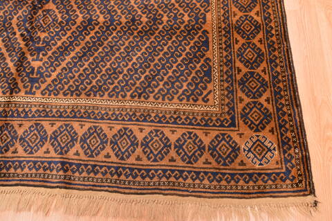 Khan Mohammadi Brown Hand Knotted 69 X 911  Area Rug 100-76515 Image 9