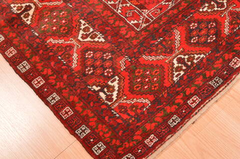 Khan Mohammadi Red Hand Knotted 58 X 82  Area Rug 100-76516 Image 3