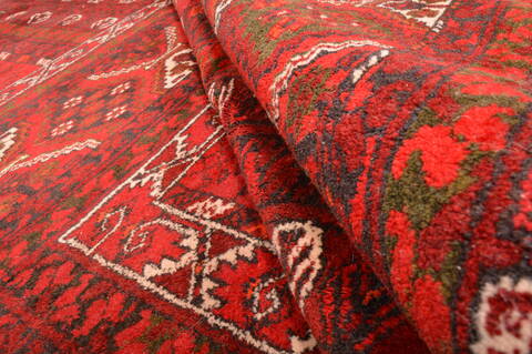 Khan Mohammadi Red Hand Knotted 58 X 82  Area Rug 100-76516 Image 7
