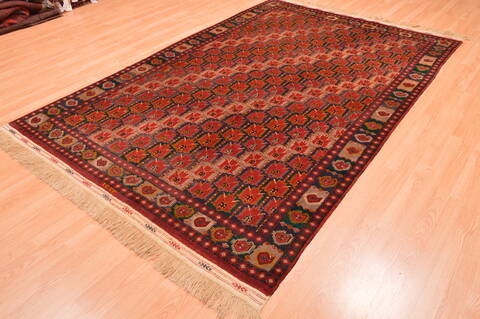 Khan Mohammadi Multicolor Hand Knotted 60 X 811  Area Rug 100-76517 Image 11