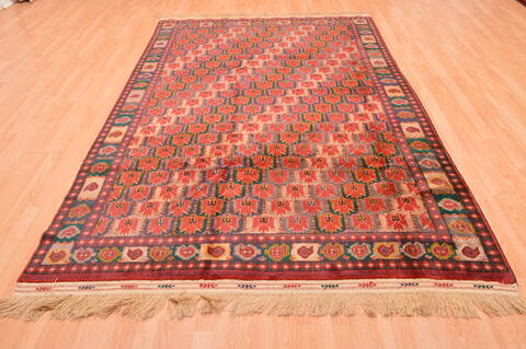 Khan Mohammadi Multicolor Hand Knotted 60 X 811  Area Rug 100-76517 Image 13