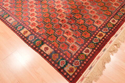 Khan Mohammadi Multicolor Hand Knotted 60 X 811  Area Rug 100-76517 Image 1