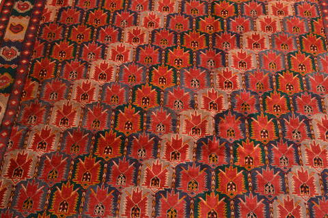 Khan Mohammadi Multicolor Hand Knotted 60 X 811  Area Rug 100-76517 Image 3