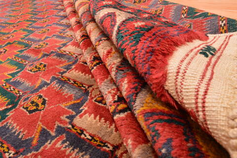 Khan Mohammadi Multicolor Hand Knotted 60 X 811  Area Rug 100-76517 Image 6