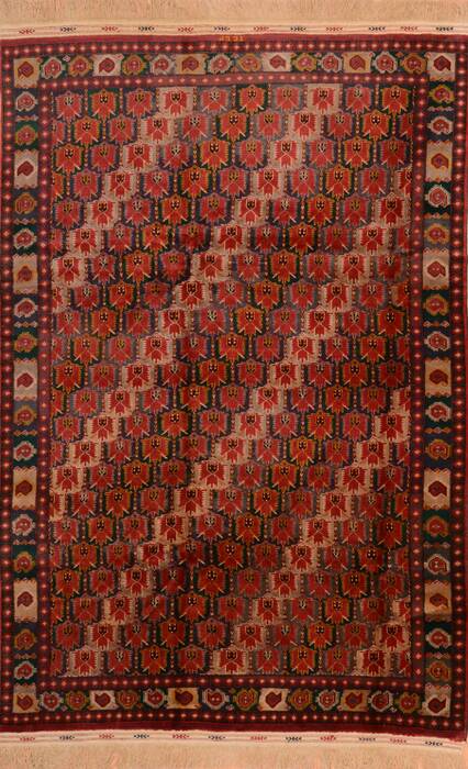 Khan Mohammadi Multicolor Hand Knotted 60 X 811  Area Rug 100-76517 Image 0