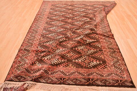 Khan Mohammadi Brown Hand Knotted 67 X 95  Area Rug 100-76519 Image 10