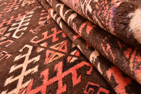 Khan Mohammadi Brown Hand Knotted 67 X 95  Area Rug 100-76519 Image 9