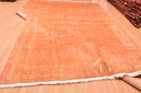 Qashqai Orange Hand Knotted 911 X 152  Area Rug 100-76553 Image 16