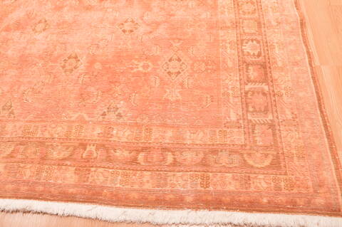 Qashqai Orange Hand Knotted 102 X 156  Area Rug 100-76554 Image 12