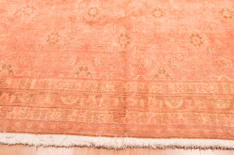 Qashqai Orange Hand Knotted 102 X 156  Area Rug 100-76554 Image 13