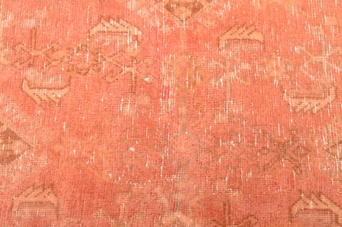 Qashqai Orange Hand Knotted 102 X 156  Area Rug 100-76554 Image 17