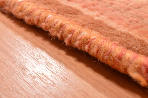 Qashqai Orange Hand Knotted 102 X 156  Area Rug 100-76554 Image 18