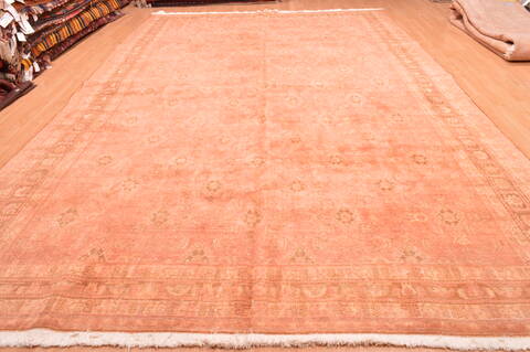 Qashqai Orange Hand Knotted 102 X 156  Area Rug 100-76554 Image 2