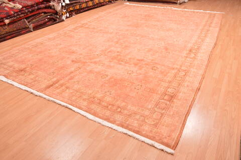 Qashqai Orange Hand Knotted 102 X 156  Area Rug 100-76554 Image 3