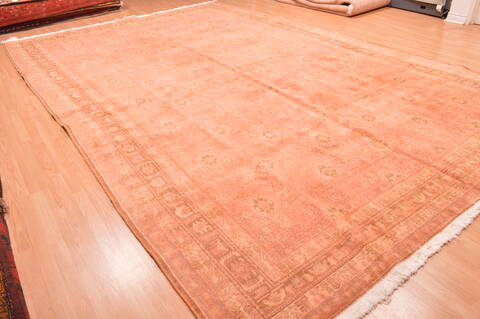 Qashqai Orange Hand Knotted 102 X 156  Area Rug 100-76554 Image 4