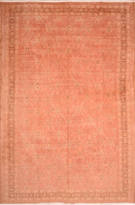 Qashqai Orange Hand Knotted 102 X 156  Area Rug 100-76554 Image 0