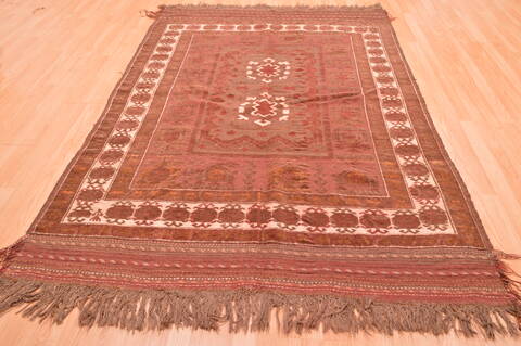 Kilim Brown Hand Knotted 54 X 710  Area Rug 100-76555 Image 1