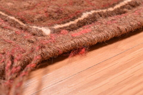 Kilim Brown Hand Knotted 54 X 710  Area Rug 100-76555 Image 5