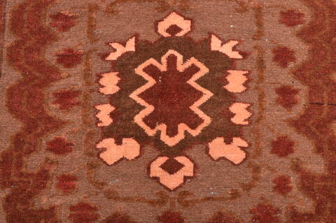 Kilim Brown Hand Knotted 54 X 710  Area Rug 100-76555 Image 7
