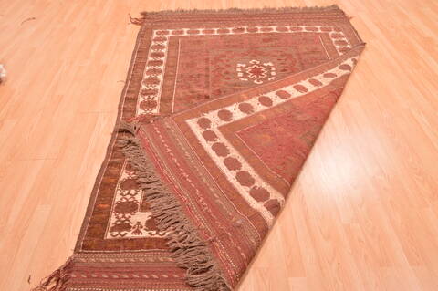 Kilim Brown Hand Knotted 54 X 710  Area Rug 100-76555 Image 8