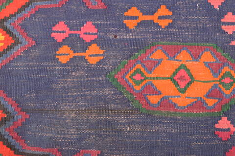 Kilim Red Hand Knotted 63 X 98  Area Rug 100-76558 Image 5