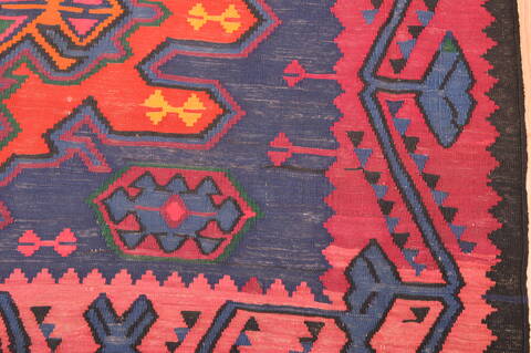 Kilim Red Hand Knotted 63 X 98  Area Rug 100-76558 Image 6
