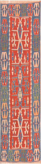 Kilim Blue Hand Knotted 37 X 53  Area Rug 100-76566 Image 0